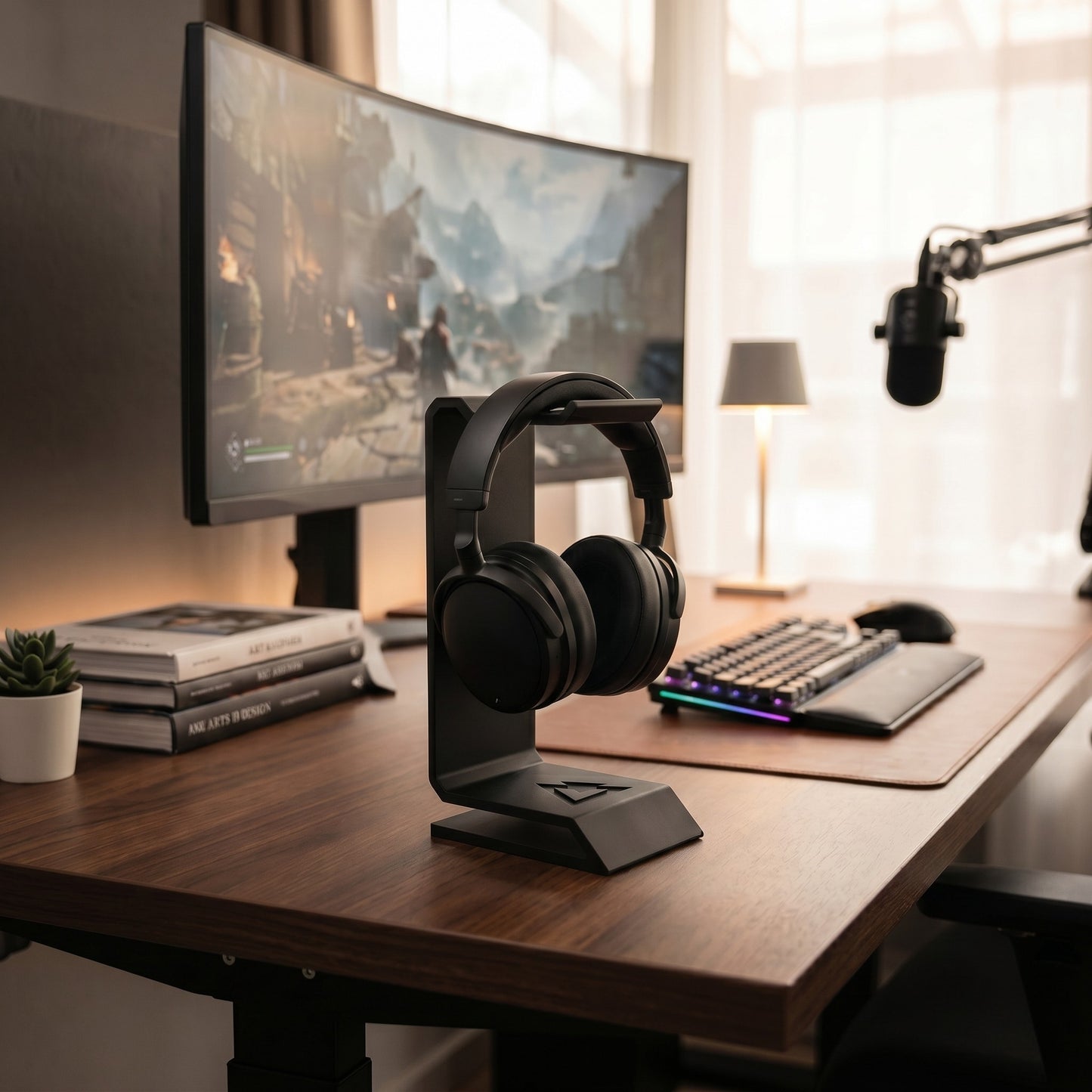 Gaming Headphone Stand – Keep Your Setup Clean & Organized