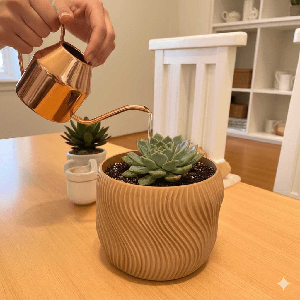 Modern Wave Planter β 3D Printed Plant Pot by Charles Regaud Design