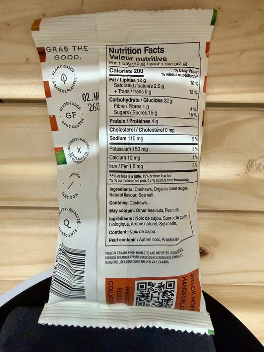 Handfuel - Noix de cajou caramélisées salées (40g)