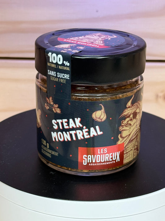 Les Savoureux - Assaisonnement Steak Montréal - 130g