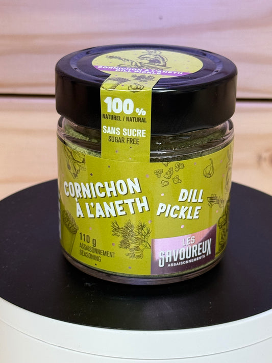 Les Savoureux Dill Pickle Seasoning 110g sugar-free spice blend