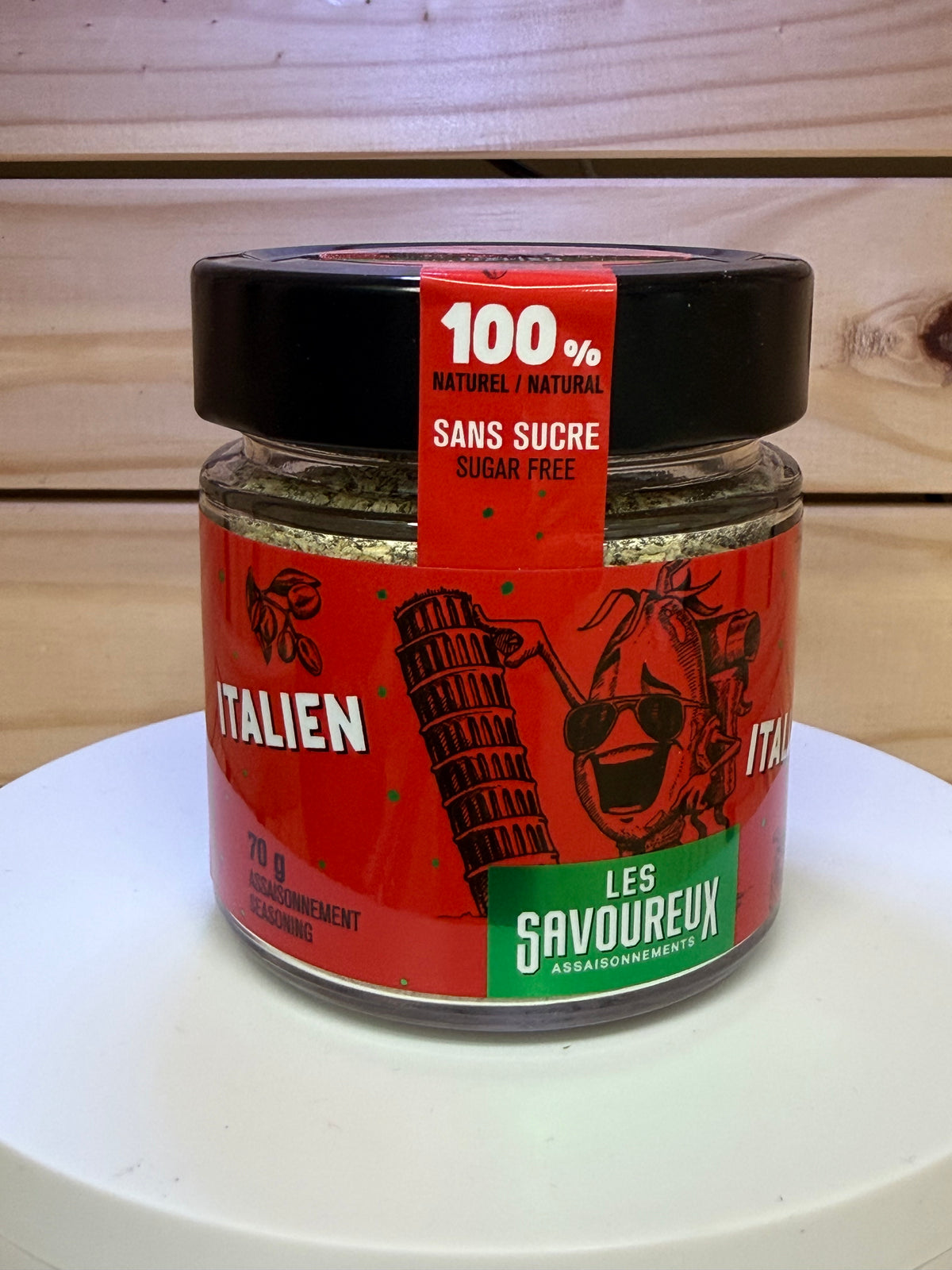 Les Savoureux Italian seasoning 70 g, made in Québec