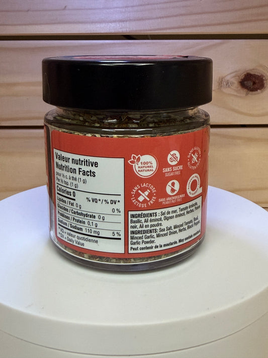 Les Savoureux - Tomate Basilic - 80 g