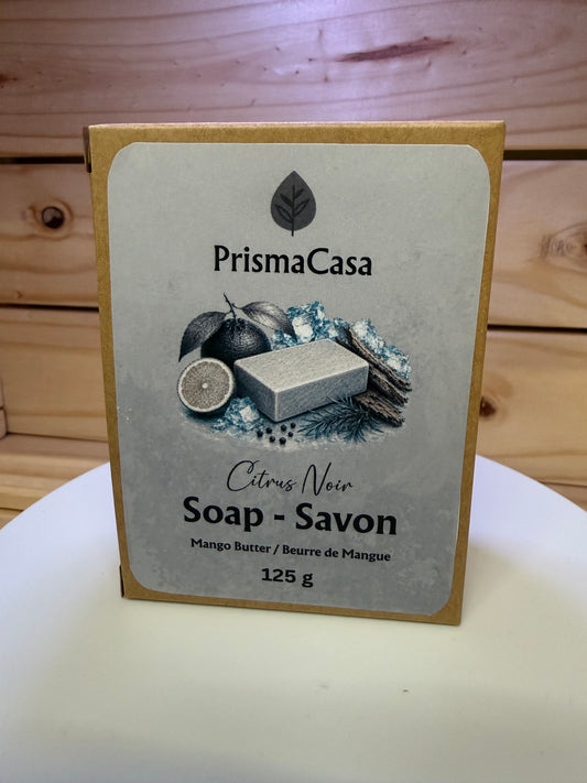 Savon solide - Agrumes Noirs - (125g)