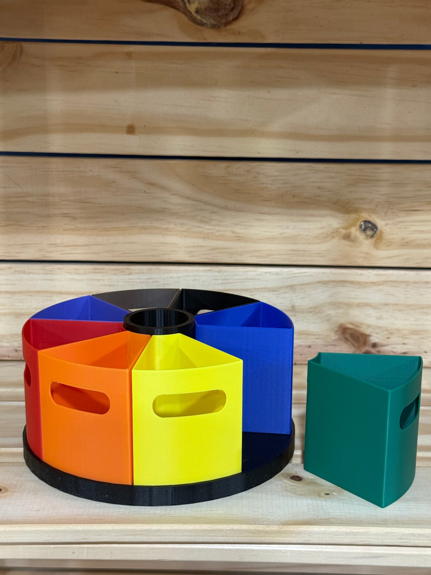 Rainbow Classroom Crayon Organizer