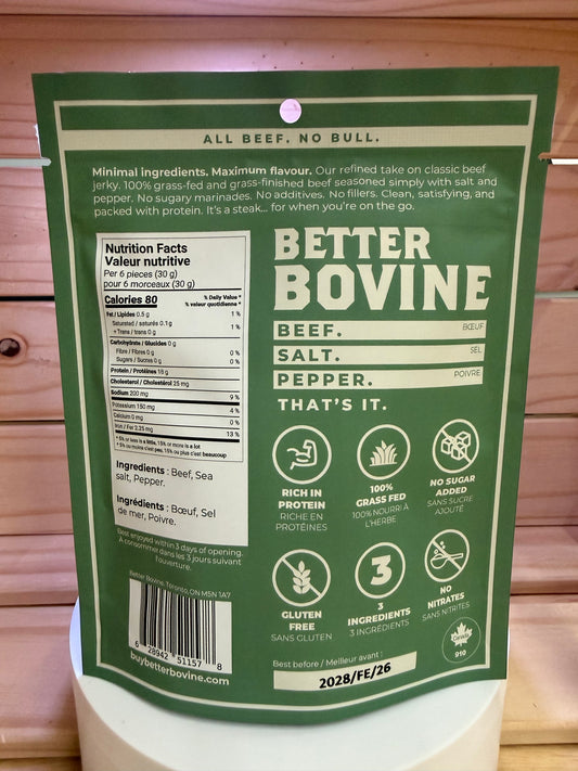 Better Bovine – 100% Grass-Fed Beef Jerky | 50 g
