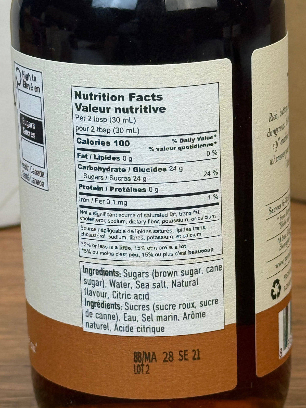 Provisions Food Company – Craft Coffee Syrup (237 mL)