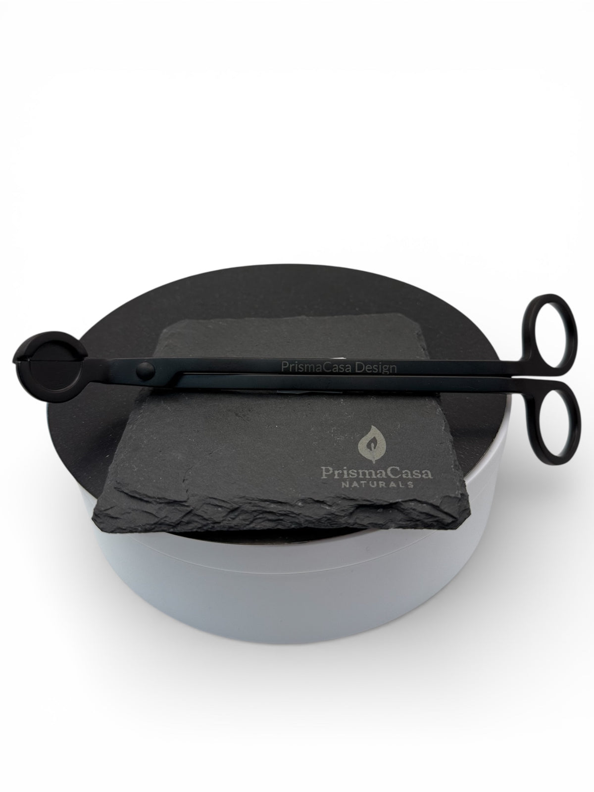 Matte black candle wick trimmer, PrismaCasa Ottawa