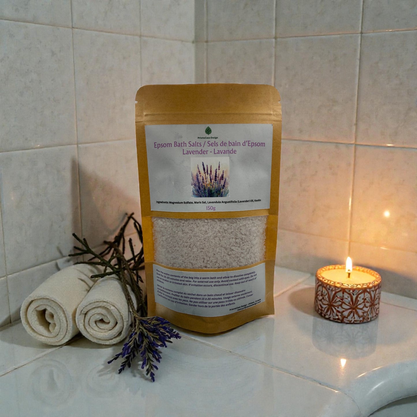Lavender Epsom Bath Salts – 150 g