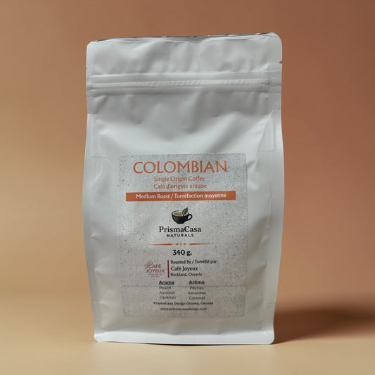 Café torréfié moyen d'origine unique de Colombie (340g)