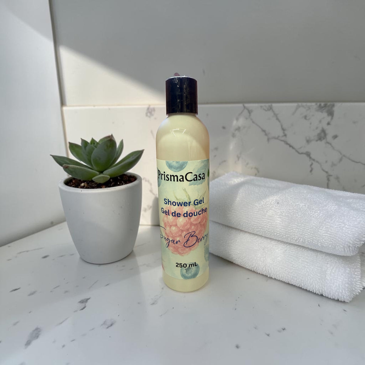 Sugar Berry shower gel, PrismaCasa Ottawa