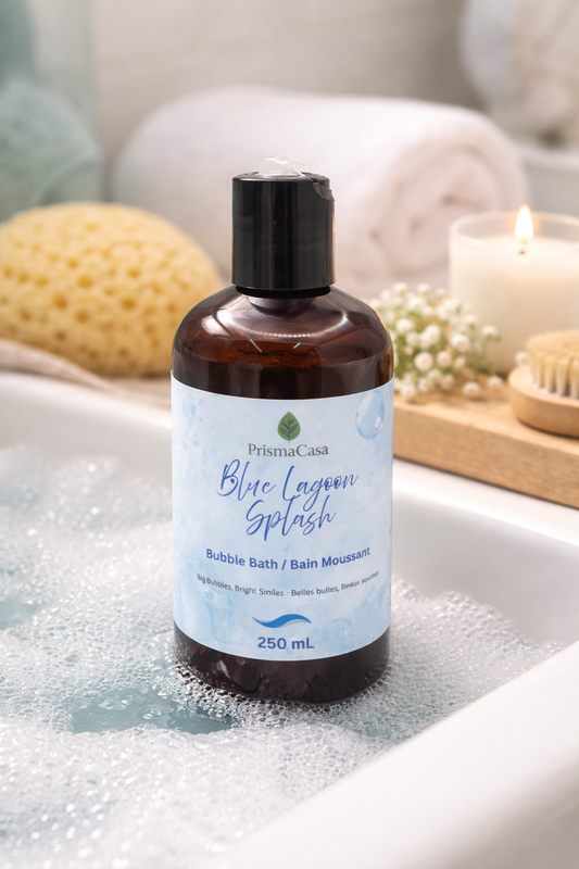 Amusant pour les enfants ! Bain moussant Lagon Bleu