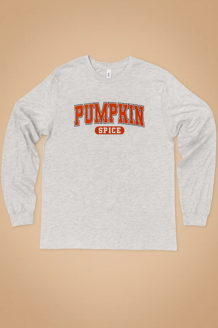 Pumpkin Spice Long Sleeve — Size Large (One Only)