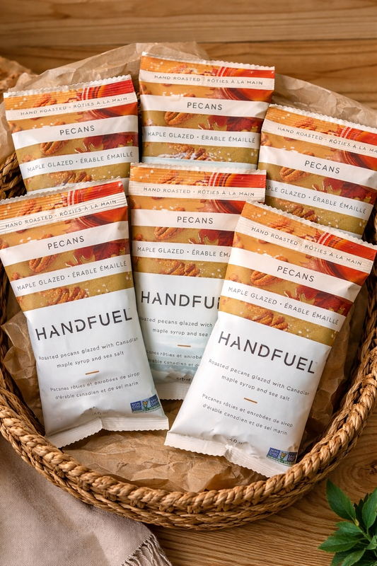 Maple Glazed Pecans – Cozy Snacks (40g) - 6 pack !