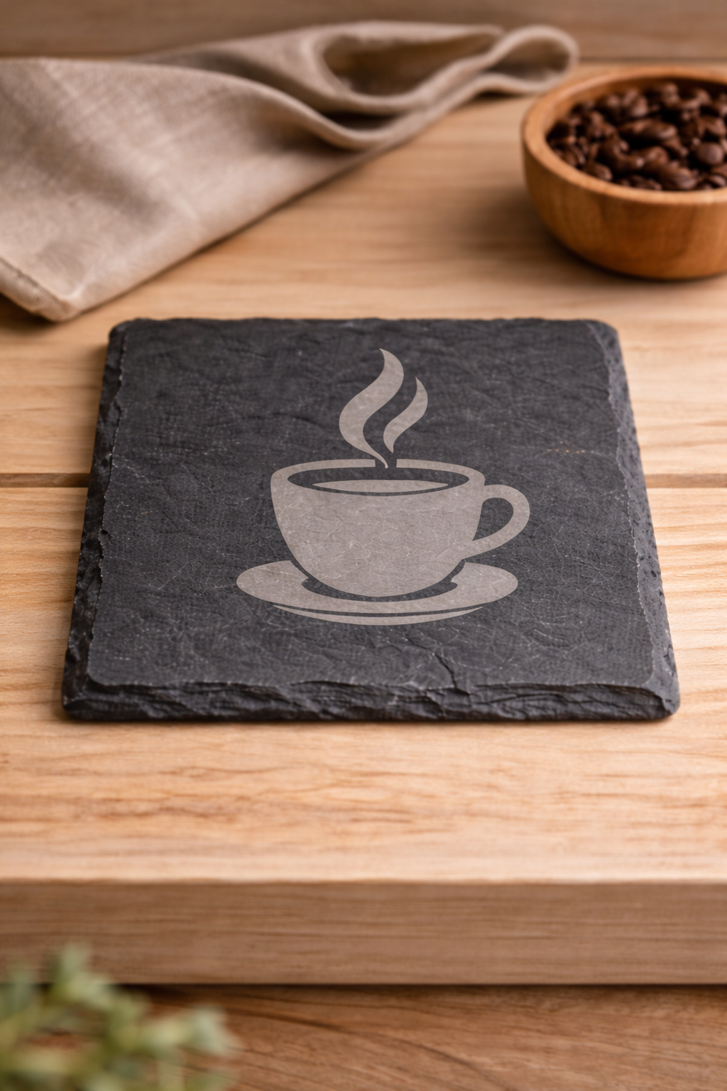 The Cozy Collection – Slate Coaster Set (Set of 4)
