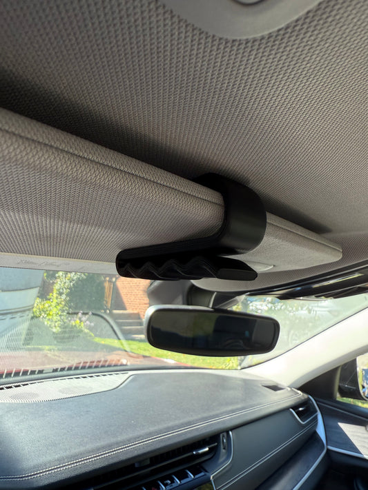 Universal Car Visor Sunglasses Holder – Glasses Clip Organizer
