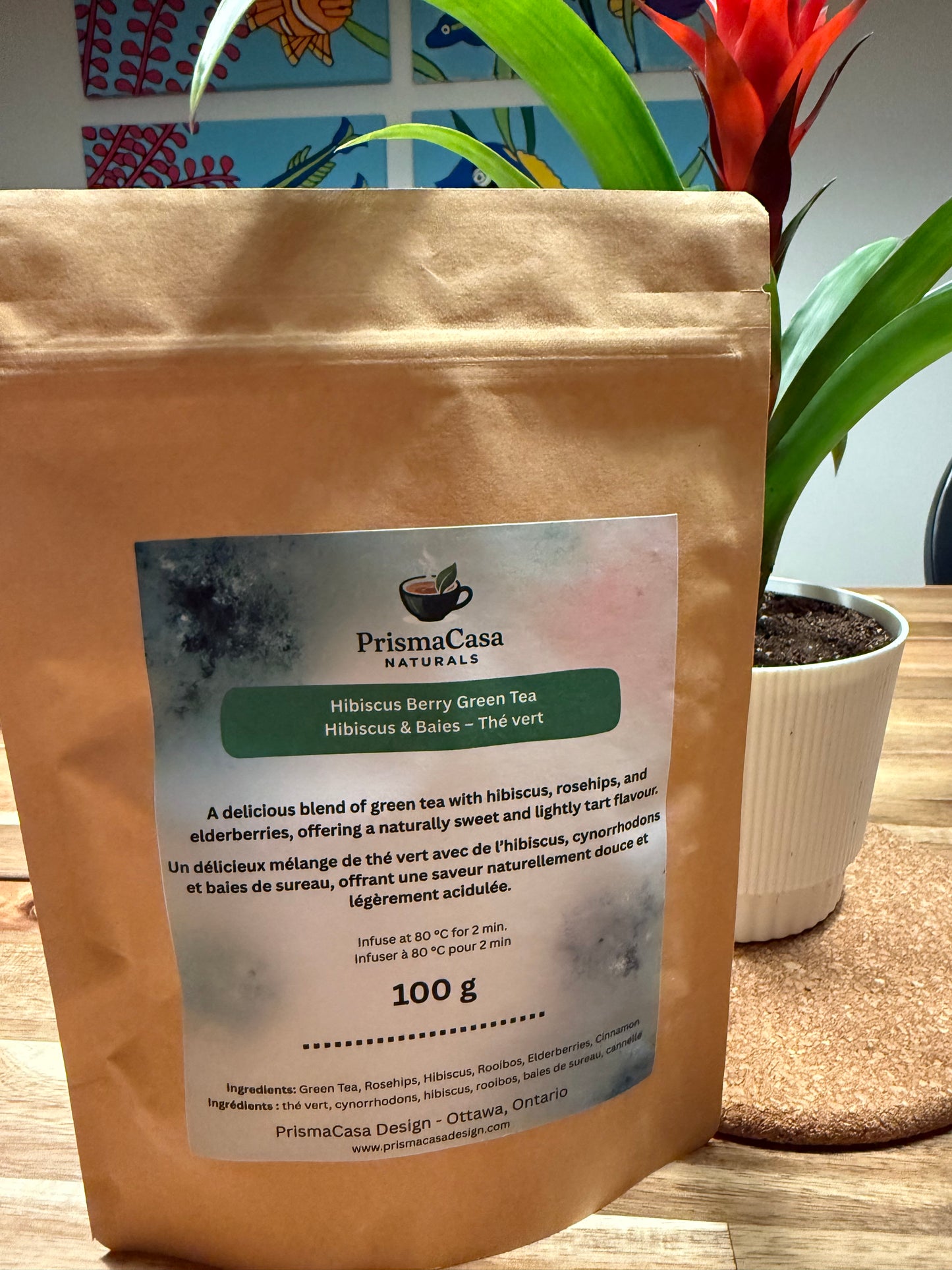 Hibiscus Berry Green Tea (100g)