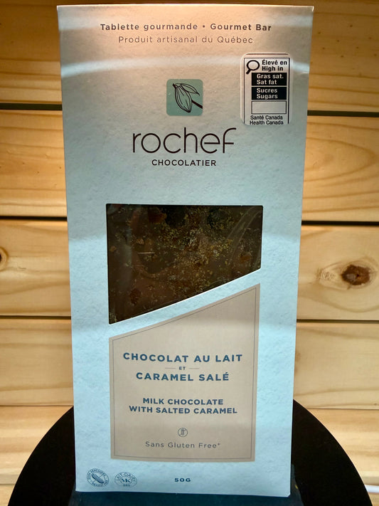 Rochef - Milk Chocolate with Salted Caramel – 50g