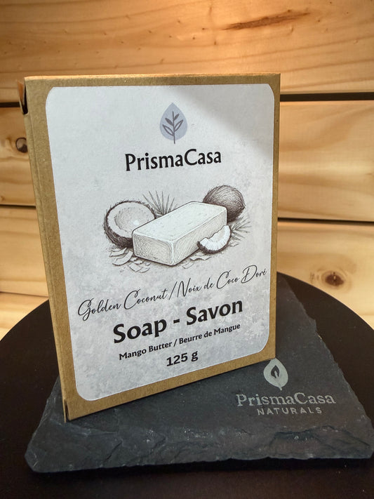 Pain de Savon - Noix de Coco Dorée - (125g)
