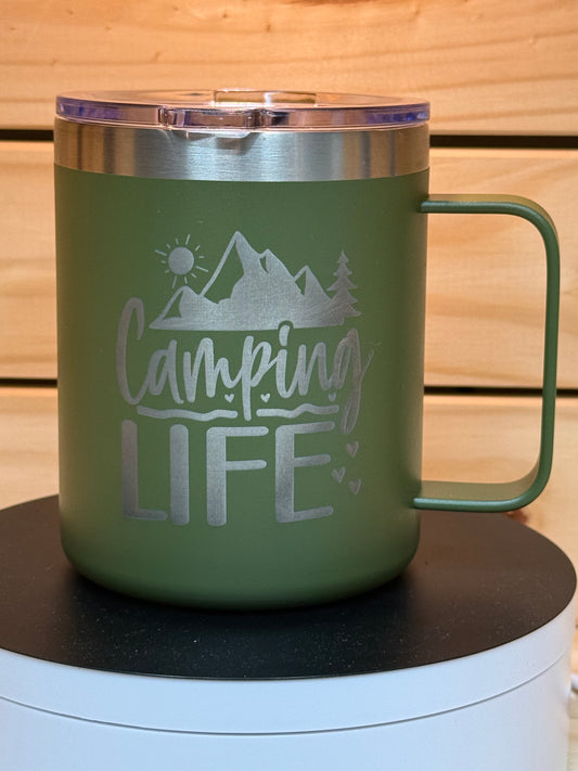 Camping Life 14 oz Mug - Customizable
