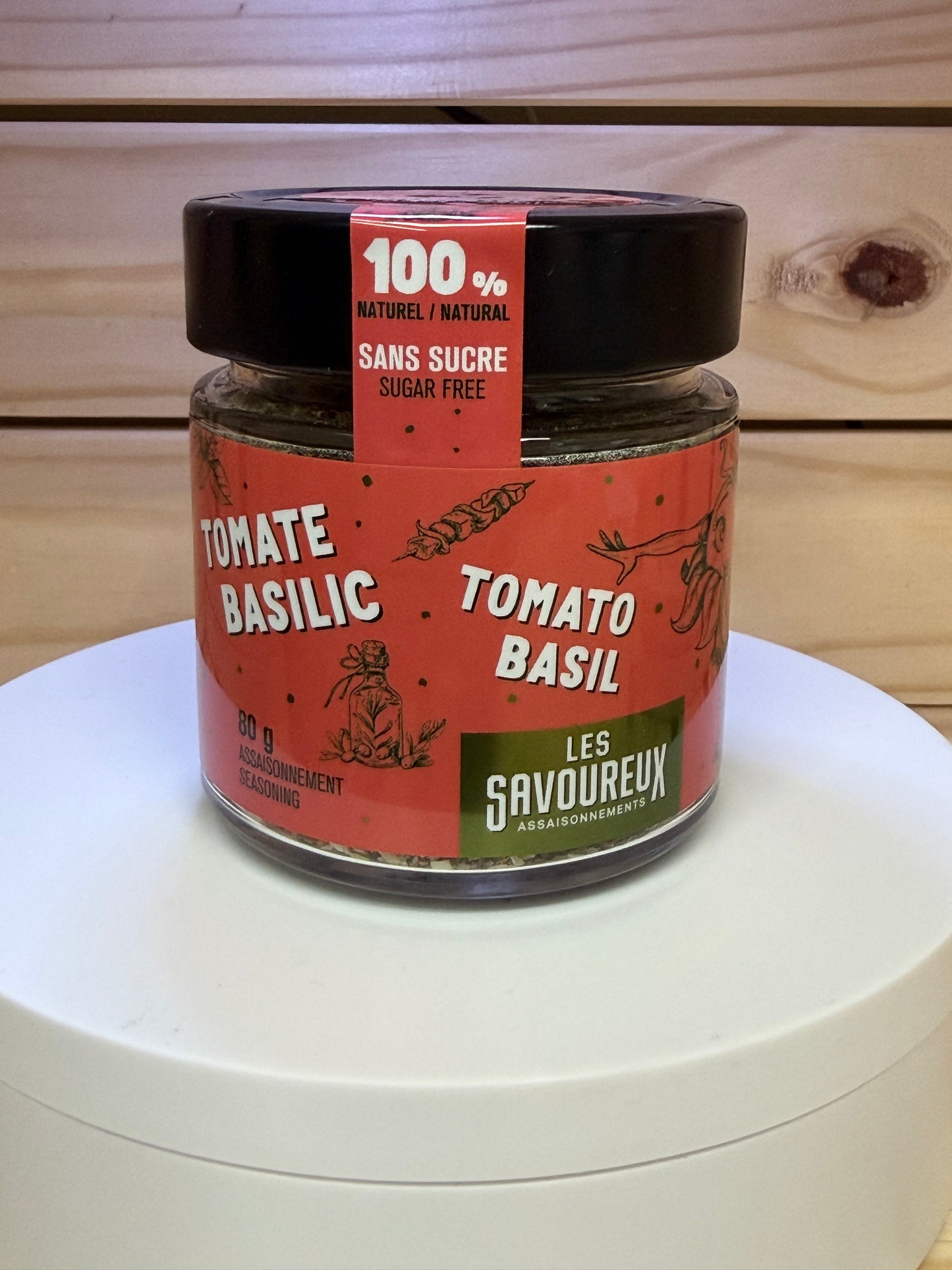 Les Savoureux - Tomato Basil - 80 g