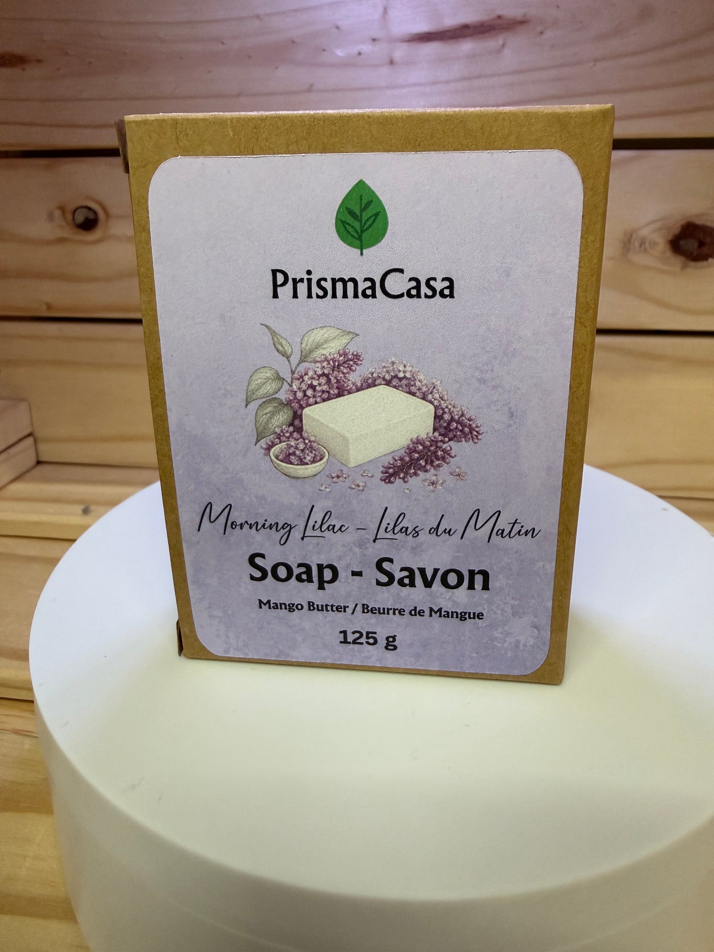 Pain de savon - Lilas du matin - (125g)