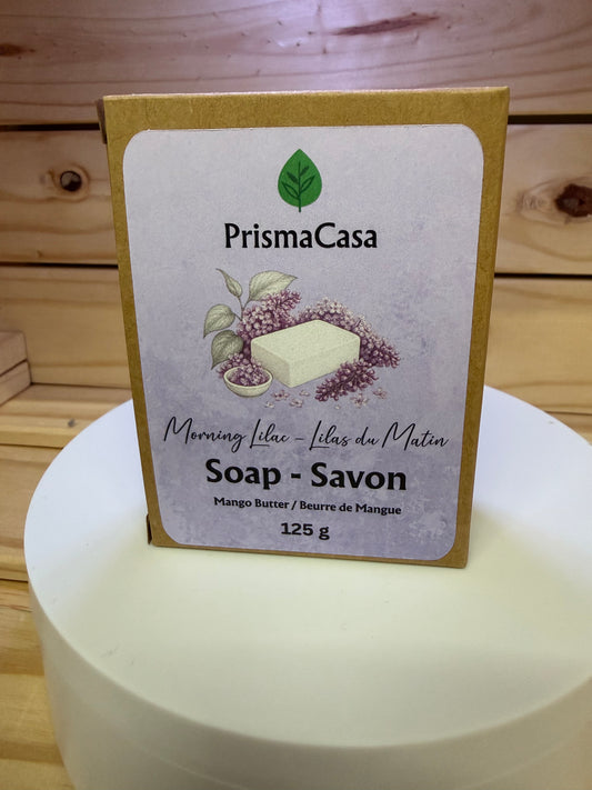 Pain de savon - Lilas du matin - (125g)