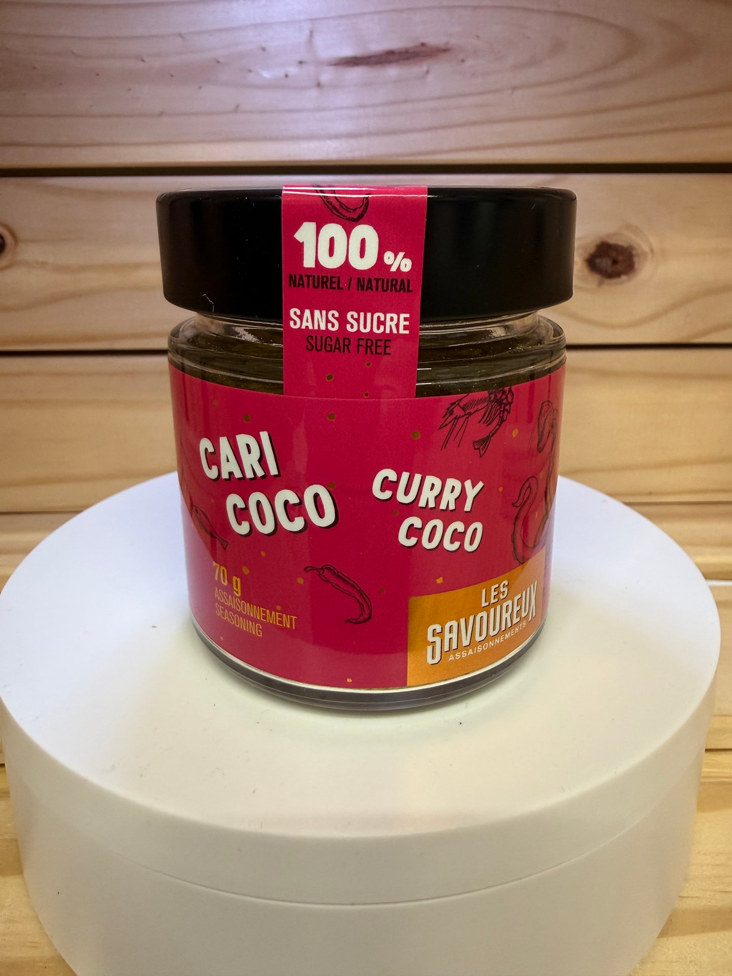 Les Savoureux - Curry Coco - 70g