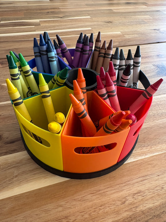 Organisateur de crayons de couleur Arc-en-ciel pour la classe
