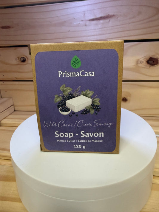 Pain de savon - Cassis sauvage (125g)