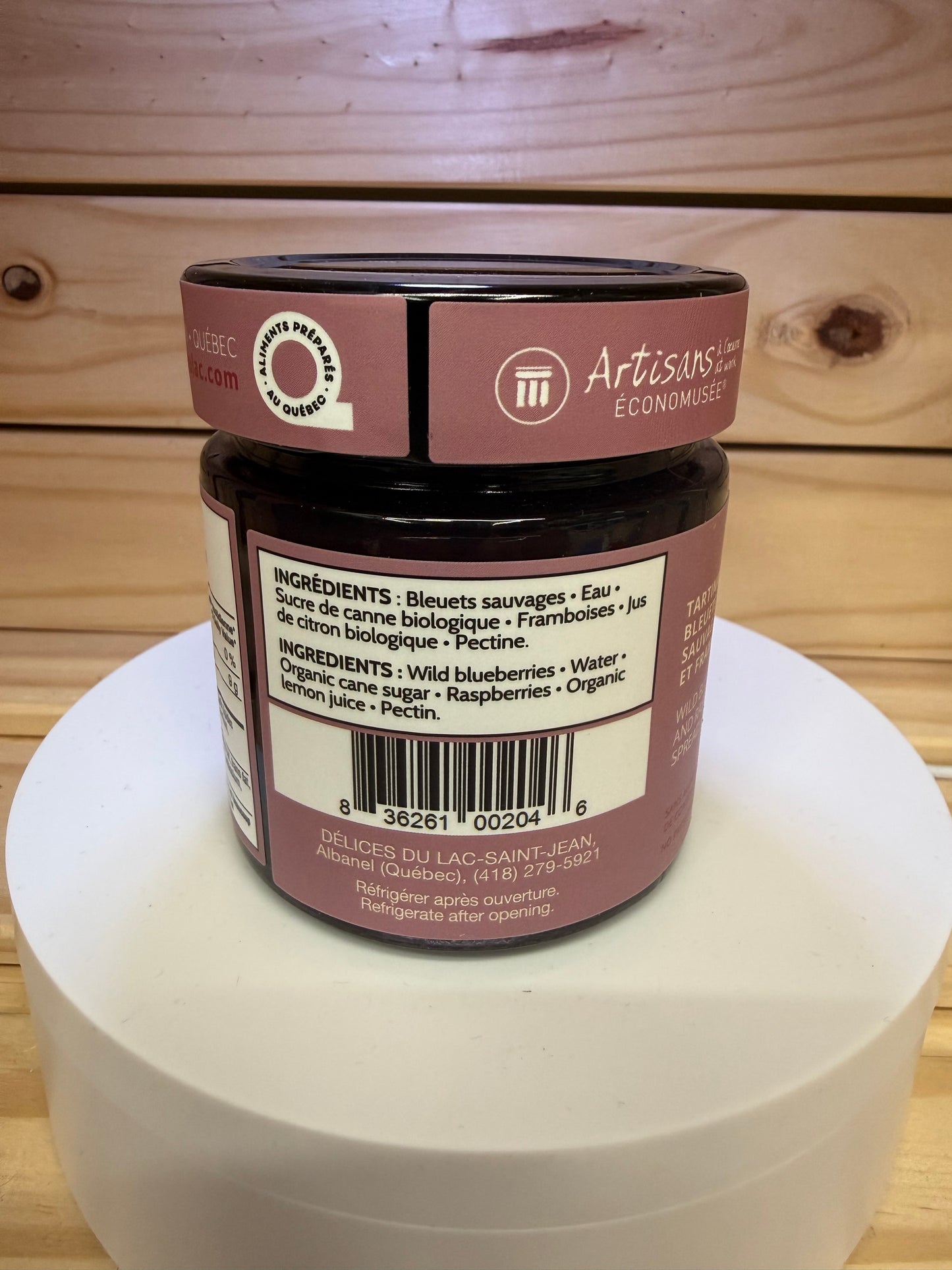 Délices du Lac-Saint-Jean - Wild Blueberry and Raspberry Spread