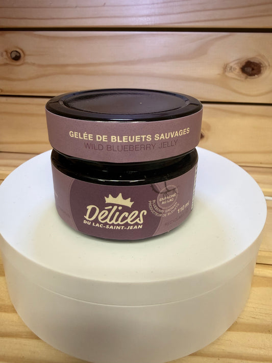 Délices du Lac-Saint-Jean - Gelée de bleuets sauvages (110mL)