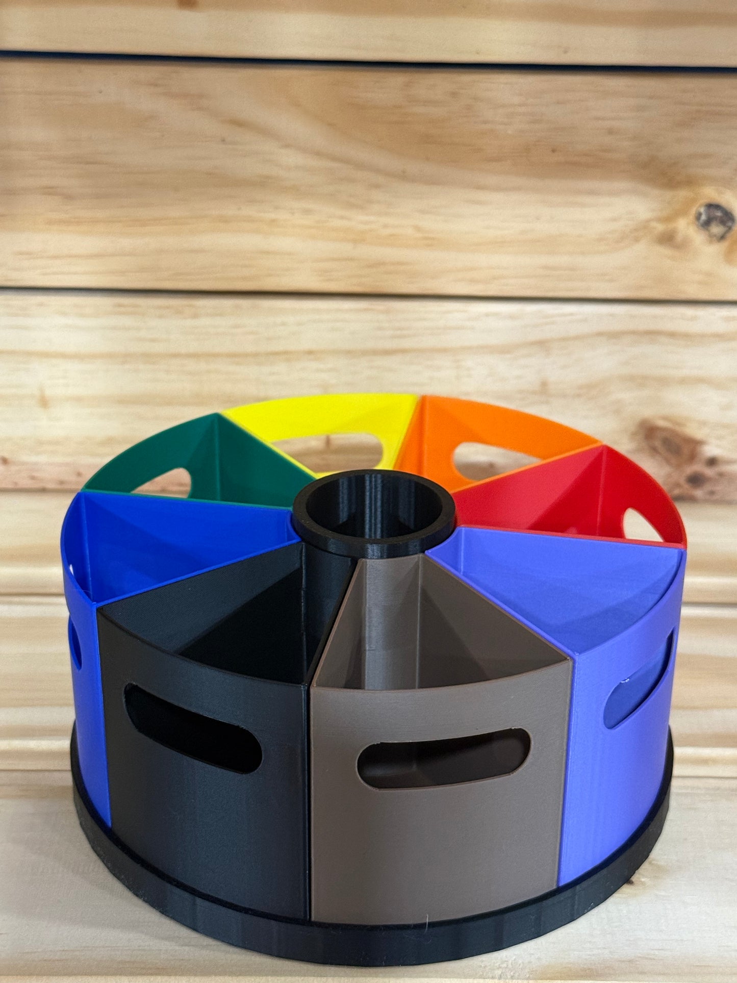 Rainbow Classroom Crayon Organizer