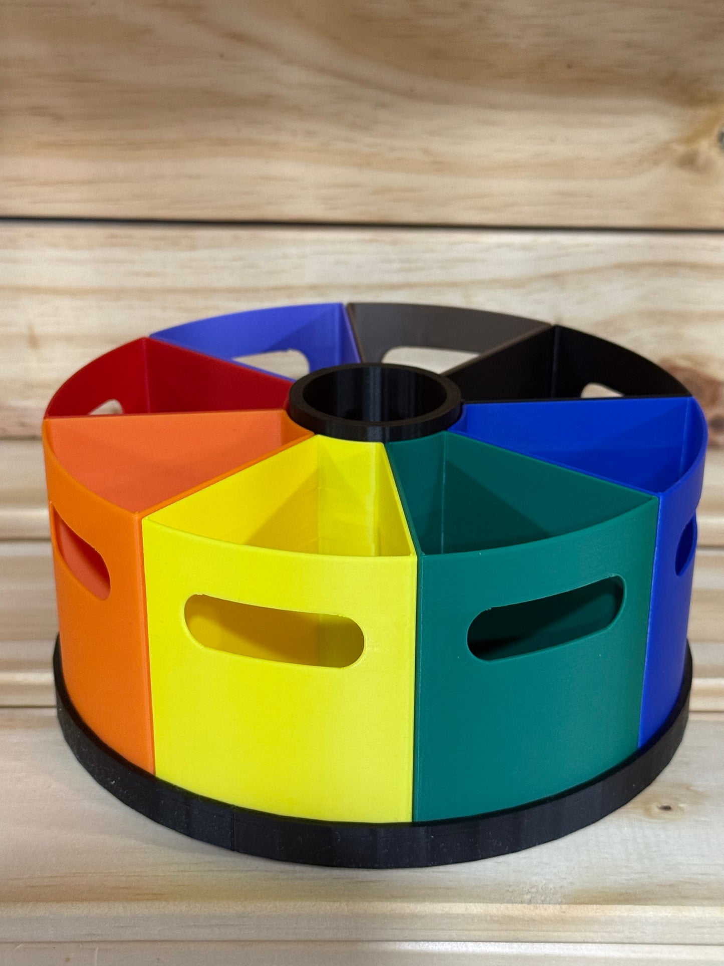 Rainbow Classroom Crayon Organizer