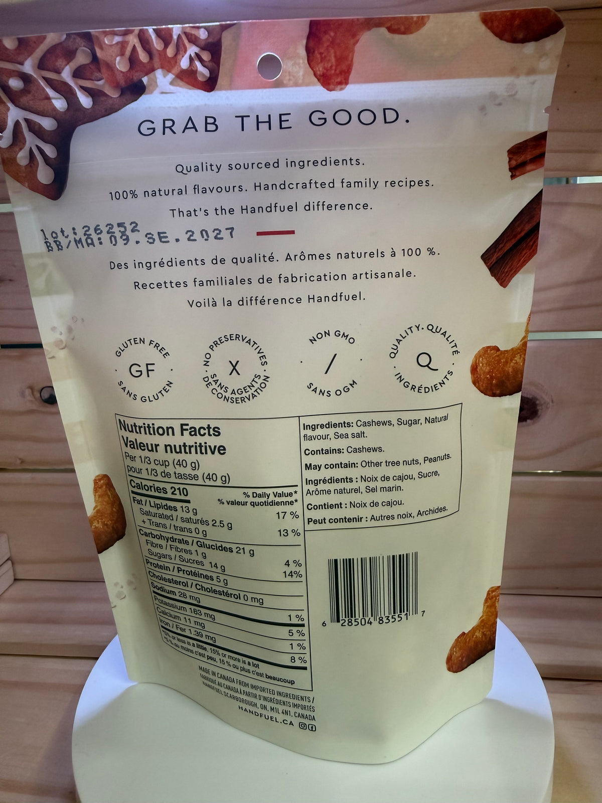 Handfuel - Gingerbread Cashews - 120g