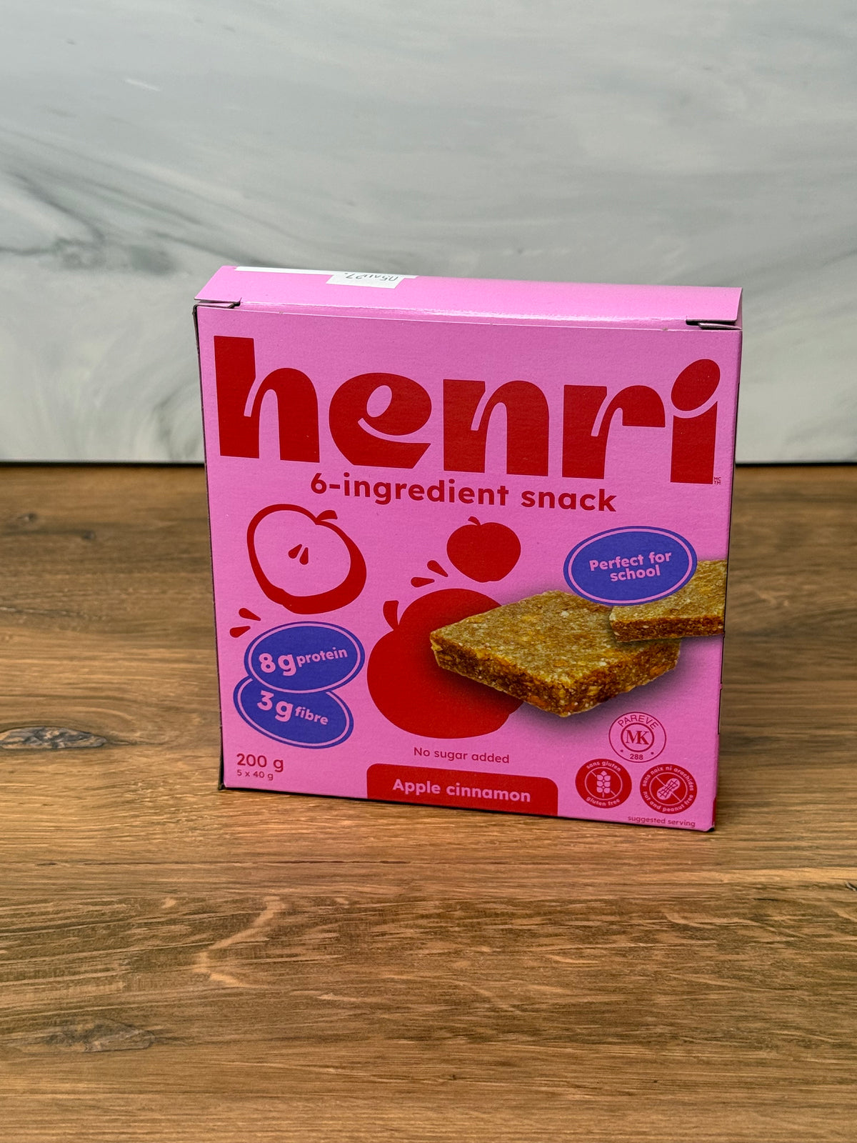 Henri Gluten-Free Snack Bars (Box of 5 x 40 g)