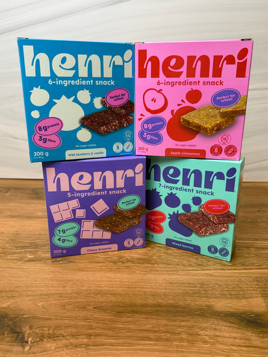 Henri Gluten-Free Snack Bars (Box of 5 x 40 g)