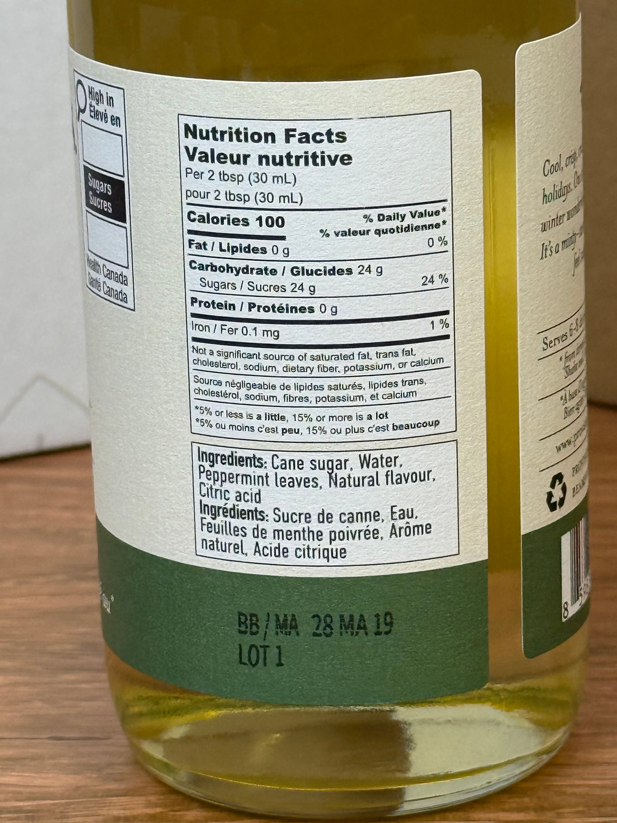 Provisions Food Company – Craft Coffee Syrup (237 mL)