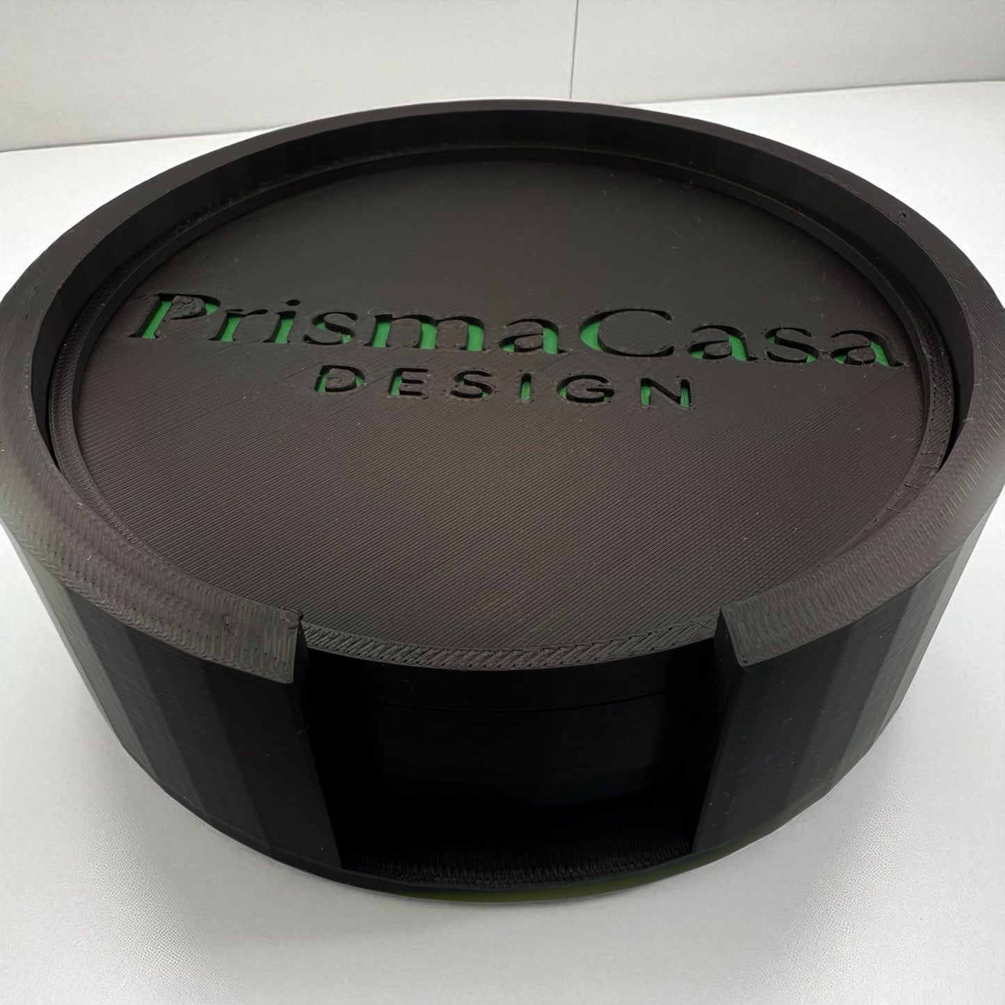 Custom 3D Printed Coasters with Cork Backing