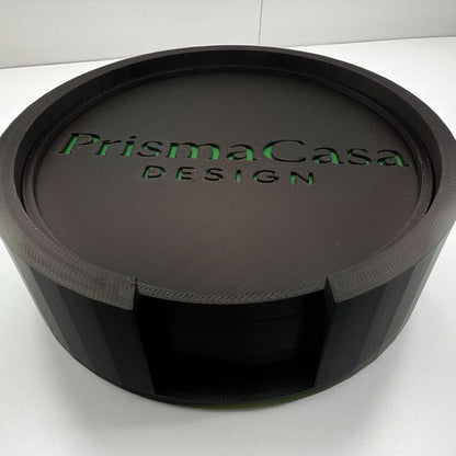 Custom 3D Printed Coasters with Cork Backing
