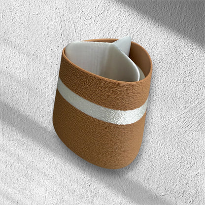Modern 3D Printed Pen Holder with Compartments