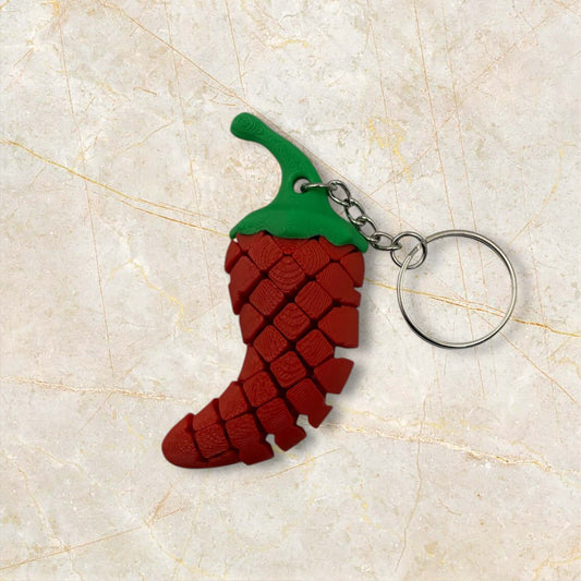 Articulated Pepper Keychain