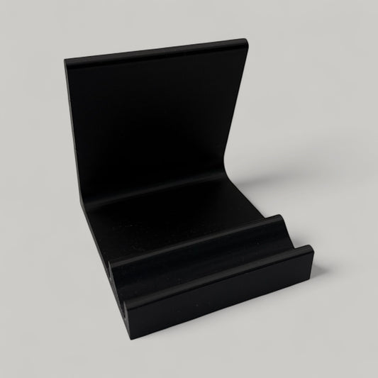 Sleek Black Phone Stand – Modern & Practical
