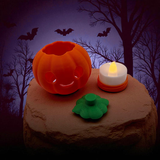 Cute Pumpkin Tea Light Holder