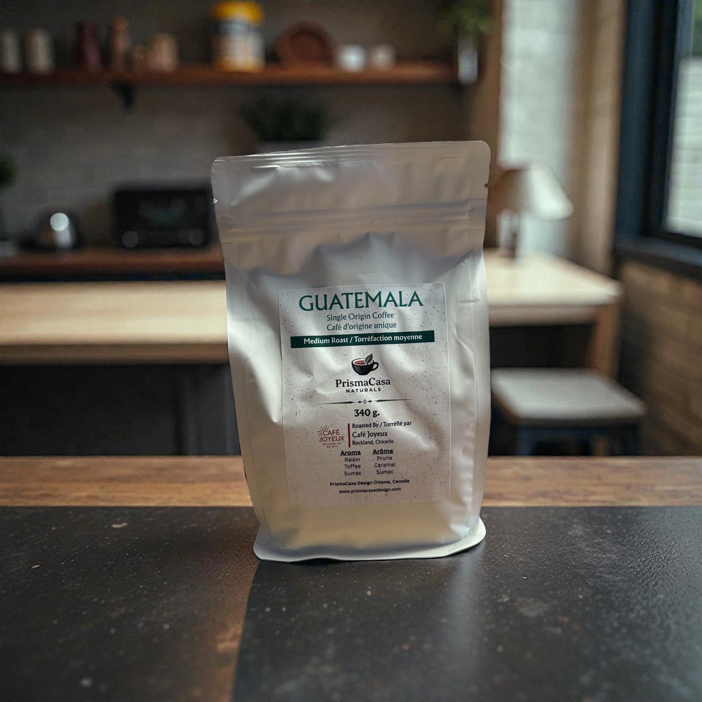 Guatemala - Café d'origine unique, torréfaction moyenne, sachet (340 g)