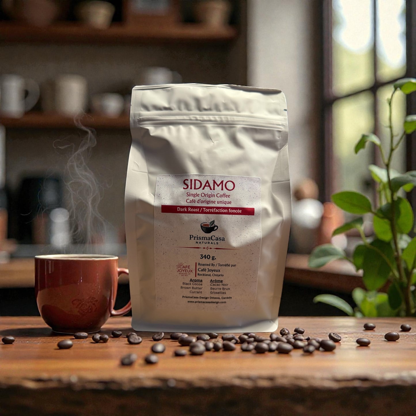 Sidamo- Single Origin Dark Roast Coffee bag (340g)
