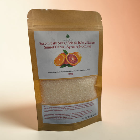 Sels de bain Epsom Sunset Citrus