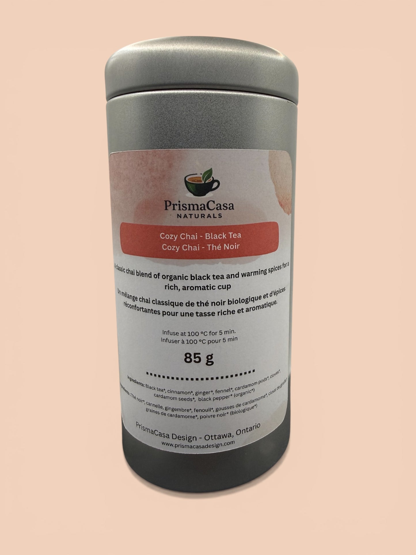 Cozy Chai – Organic Spiced Black Tea