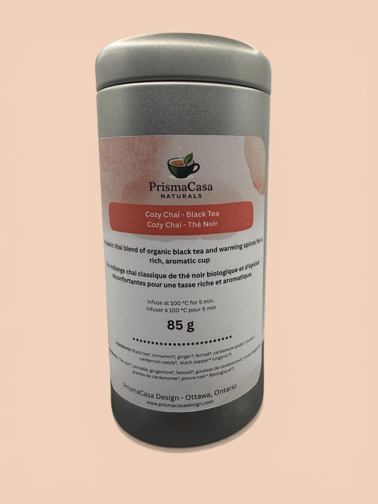 Cozy Chai – Organic Spiced Black Tea