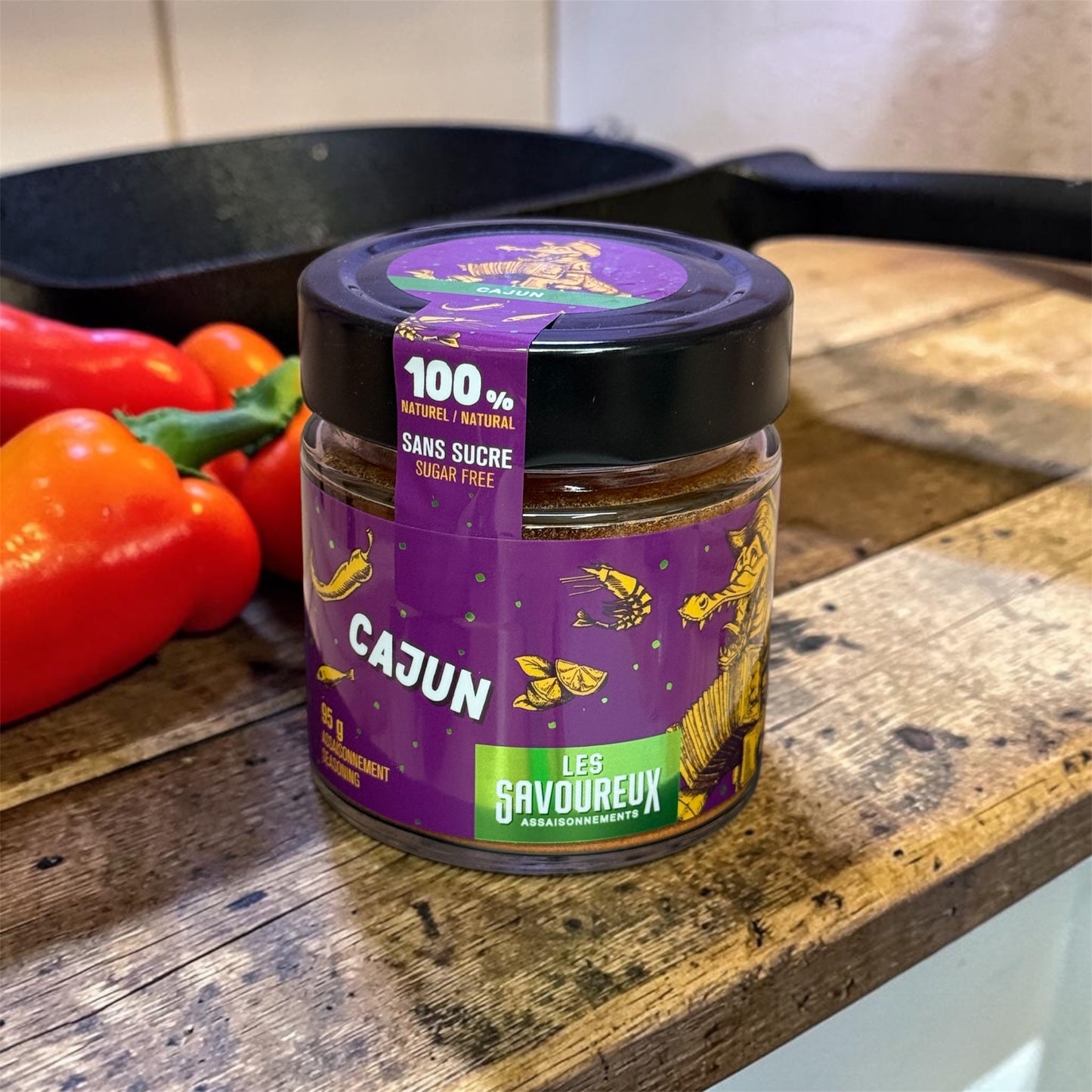 Les Savoureux - Cajun Seasoning - 95 g